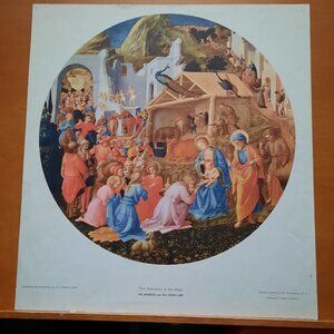 Art Print, "The Adoration of the Magi" by Fra Angelico and Fra Filippo Lippi